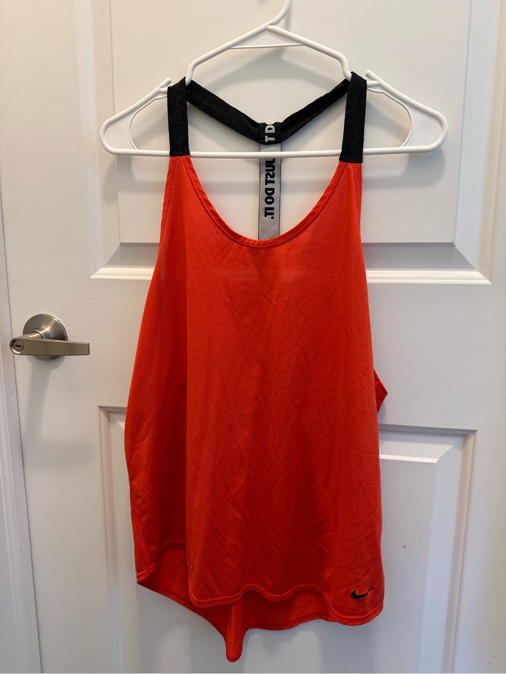 Nike Red Racerback Tank with Black Straps